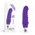 LoveToy Rechargeable IJOY Silicone Waver Purple - Рельефный силиконовый вибратор, 16.5х3.2 см