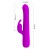 Pretty Love Julian Vibrator Purple - Тонкий вибратор-кролик, 17.8х2.5 см (фиолетовый)