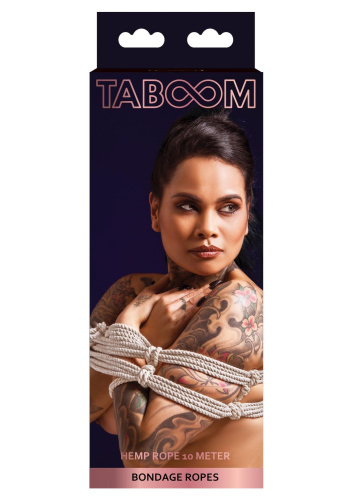 Веревка для бондажа Taboom Bondage Rope, 10 м