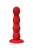 ToDo By Toyfa Favorite - Силиконовый анальный фаллоимитатор, 13х2.8 см (красный) - sex-shop.ua