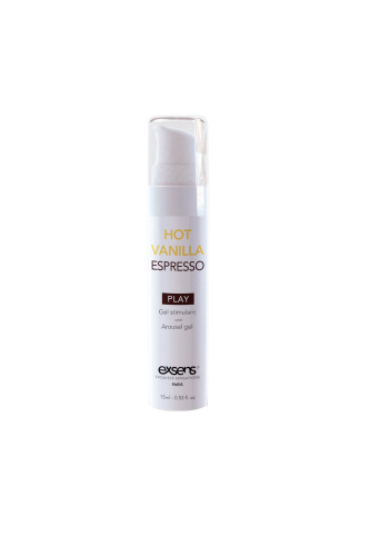 EXSENS Kissable Hot Vanilla Espresso - Стимулирующий гель для клитора или оральных ласк,15 мл - sex-shop.ua
