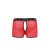 Passion - 046 SHORT PARKER red - Сексуальные мужские трусы с открытой попкой, S/M