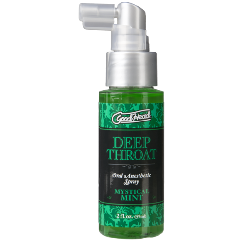 Doc Johnson GoodHead DeepThroat Spray - спрей для глибокого мінету, 59 мл (м'ята) - купити в Україні | Секс шоп SEX-SHOP.ua