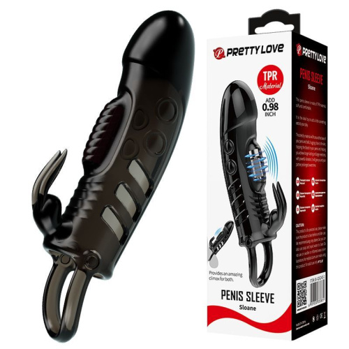 Насадка на пенис Pretty Love Sloane Vibrating Penis Sleeve