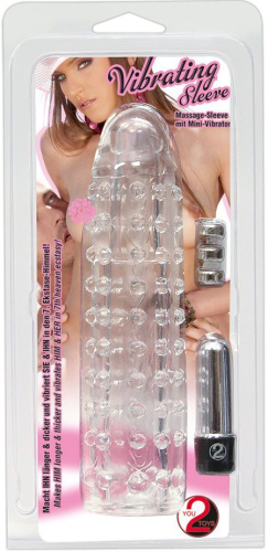 Orion - Vibro Penis Sleeve - Насадка на член, +6 см