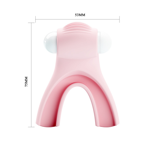 LyBaile Pretty Love Elsa Mouth Stimulator Light Pink - Вибратор для оральных ласк, 7.5х5.3 см (розовый)