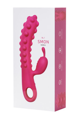 Kokos SMON No.1 - Вибратор кролик, 23 см (розовый) - sex-shop.ua