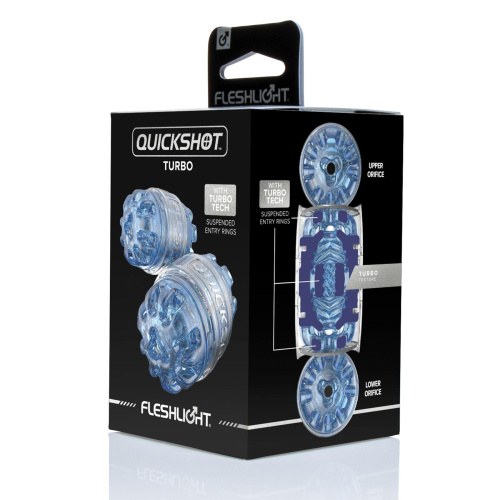 Мастурбатор Fleshlight Quickshot Turbo Blue Ice
