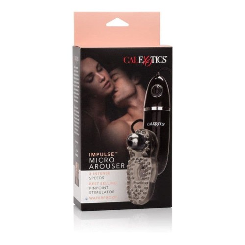 CalExotics Impulse Micro Arouser - виброкольцо, 7х2 см (черный)