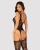 Obsessive F237 - Ажурний бодістокінг, XL/XXL (чорний) - купити в Україні | Секс шоп SEX-SHOP.ua