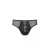 Passion - 035 SLIP RICHARD black - Сетчатые мужские трусы со шнуровкой, S/M