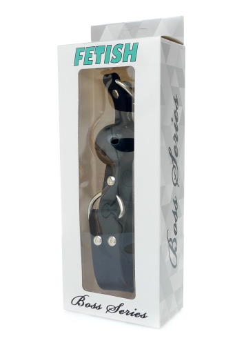 Ball Gag Black - Fetish Boss Series - Кляп з отворами (чорний) - купити в Україні | Секс шоп SEX-SHOP.ua