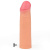 LoveToy Revolutionary Silicone Nature Extender - Удлиняющая эластичная насадка на член,+5 см (телесный)