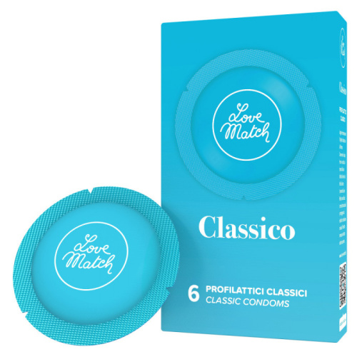 Love Match Classico (Classic) - класичні презервативи, 6 шт