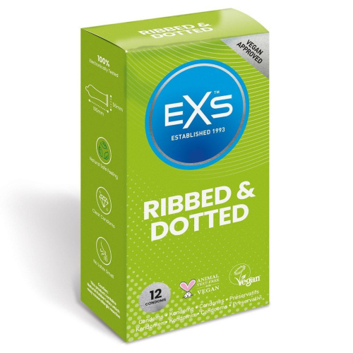 EXS Ribbed & Dotted, 12 шт