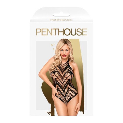 Penthouse - Go Hotter - Боді з геометричним орнаментом, XL