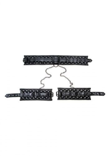 X-Play Collar & Wrist Cuffs - ошейник с наручниками - sex-shop.ua