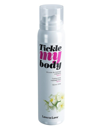 Love To Love Tickle My Body Monoi - увлажняющая массажная пена, 150 мл.