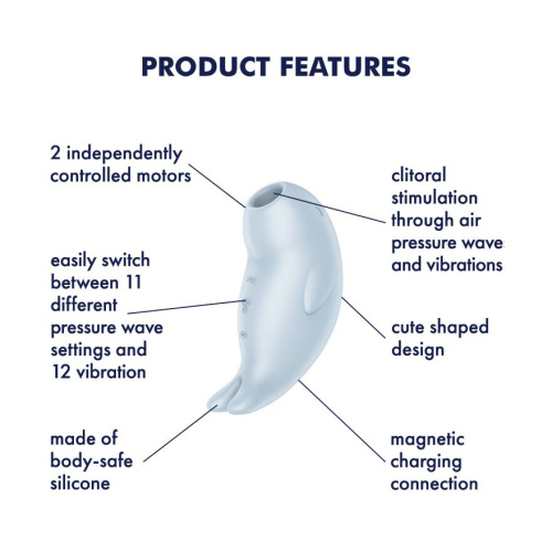 Вакуумний стимулятор Satisfyer Seal You Soon - купити в Україні | Секс шоп SEX-SHOP.ua