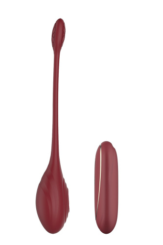 Dream Toys Romance Daisy - Виброяйцо с дистанционным управлением, 23 см (бордовый)