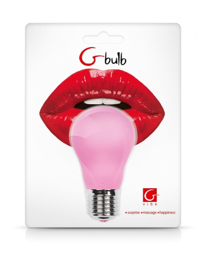 Gvibe Gbulb Cotton Candy - оригінальний вібромасажер для тіла, 10. 4х5. 8 см (рожевий)