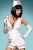Obsessive Emergency dress - Еротичний костюм сексі медсестри зі стетоскопом, XXL