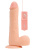 Get Real 9 Inch Vibrating Flesh - Вибратор, 23х5 см (телесный)