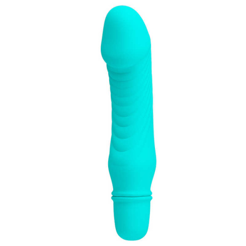 LyBaile Pretty Love Stev Vibrator Blue - Силиконовый мини-вибратор, 13.5х2.9 см (голубой)