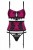 Obsessive 861-SEG-5 set - еротичний комплект з поясом для панчіх, L/XL (вишневий) - купити в Україні | Секс шоп SEX-SHOP.ua