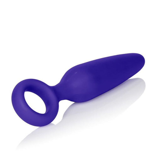 CalExotics Booty Call Booty Glider - Анальная вибро-пробка, 9,5Х2,5 см (фиолетовый) - sex-shop.ua