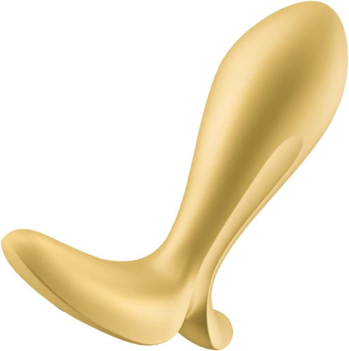 Satisfyer - Intensity Plug - Анальна пробка з вібрацією (золотий) - купити в Україні | Секс шоп SEX-SHOP.ua