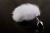 Пікантні Штучки - Маленька анальна пробка з пухнастим хвостом, 7х2.8 см (білий)