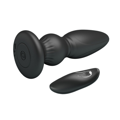 LyBaile Mr.Play Vibrating Prostate Massager - Анальная пробка с вибрацией и дистанционным пультом, 12.5х3.3 см