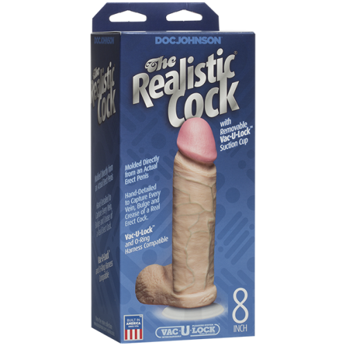 Realistic Cock 8 - Фалоімітатор, 19х5 см
