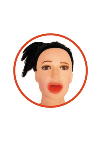Boss Angelina 3D - Надувна лялька з вібрацією