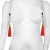 LoveToy - Glamor Tassel Nipple Clamp Red - Затискачі для сосків з пензликами (червоний) - купити в Україні | Секс шоп SEX-SHOP.ua