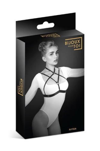 Bijoux Pour Toi Alyssa - Портупея на грудь - sex-shop.ua