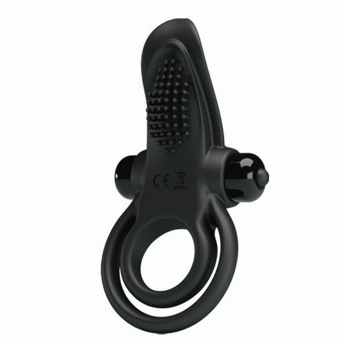 LyBaile Pretty Love Vibro Penis Ring Black – Эрекционное кольцо, 11,3х5,6 см (черный)