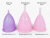 Femintimate Eve Cup Talla - менструальна чаша размер L, 24 мл (розовый) - sex-shop.ua