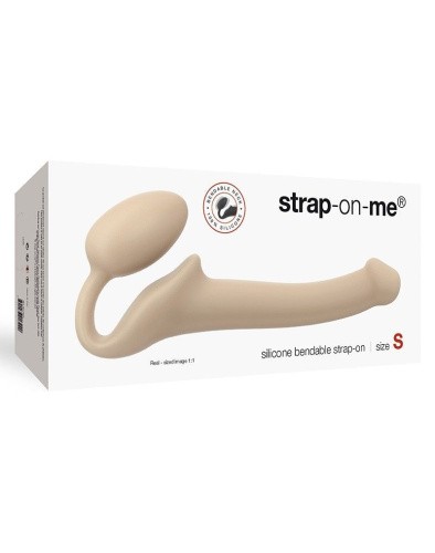 Strap-On-Me Flesh, S - Безремневой страпон 15.5х2.7см (телесный) - sex-shop.ua