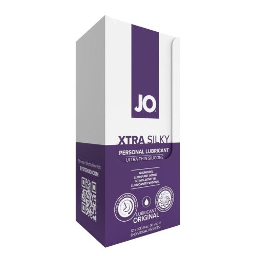 Foil Display Box - JO Xtra Silky Siliconel - Набір лубрикантів, 12 x 10 мл - купити в Україні | Секс шоп SEX-SHOP.ua