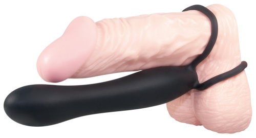 Anal Special Silicone Black - Анальная насадка, 15 см (черный) - sex-shop.ua