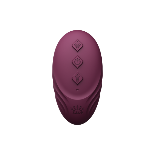 Zalo - Aya - Вібратор для носіння в трусиках на дистанційному пульті керування, 8.5х2.8 см (фіолетовий)