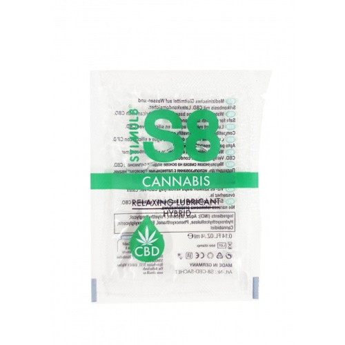 Stimul8 Cannabis Relaxing Lubrikant - Лубрикант пробник на гібридній основі, 4 мл (канабіс)