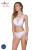 Passion PS002 Panties - Трусики с прозрачной вставкой, S (белые)