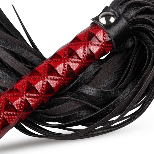 Whipped - Beat It Flogger - Red - плеть-флогер из экокожи (красный)