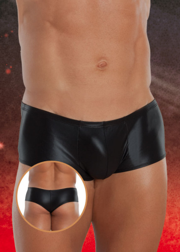 SoftLine - Thong 4485 - Трусы мужские, M (чёрные)