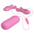Зажимы для сосков с вибрацией и электростимуляцией Pretty Love Nipple Clips Romantic Wawe II