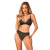 Obsessive Natilya 2-pcs set - Сексуальный комлект белья: бюстгальтер и трусики, XS/S (чёрный)
