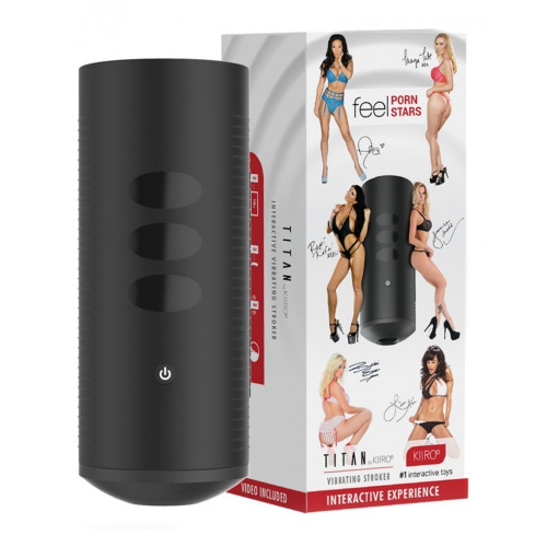 Kiiroo Titan - Інтерактивний мастурбатор з теледильдонікою, 22х8.7 см - купити в Україні | Секс шоп SEX-SHOP.ua